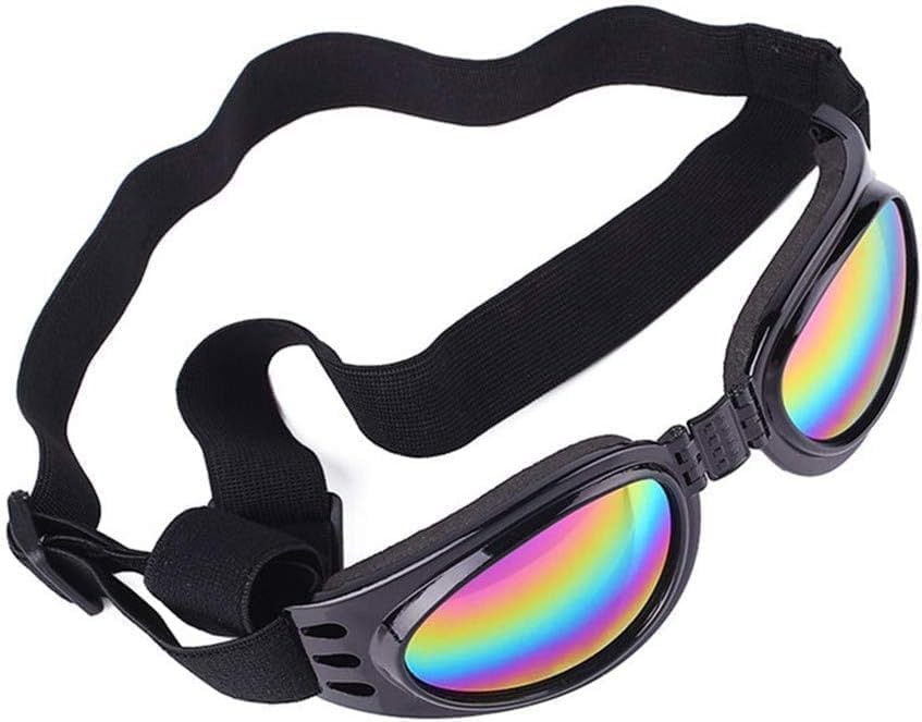 Boston Terrier Dog Sun Glasses Polarized UV Padded Adjustable Pet Sensitive Eye Sun PhotoPhobia Protection Swimming Calming Training Goggles - A-ZAREY