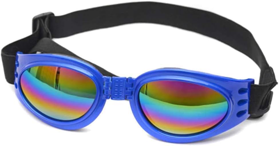Boston Terrier Dog Sun Glasses Polarized UV Padded Adjustable Pet Sensitive Eye Sun PhotoPhobia Protection Swimming Calming Training Goggles - A-ZAREY