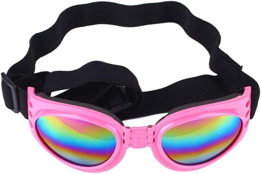 Boston Terrier Dog Sun Glasses Polarized UV Padded Adjustable Pet Sensitive Eye Sun PhotoPhobia Protection Swimming Calming Training Goggles - A-ZAREY