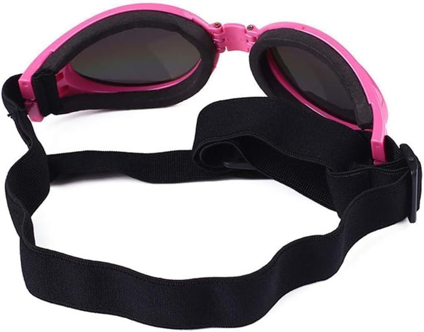 Boston Terrier Dog Sun Glasses Polarized UV Padded Adjustable Pet Sensitive Eye Sun PhotoPhobia Protection Swimming Calming Training Goggles - A-ZAREY