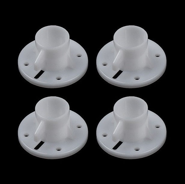 Gazebo Foot Feet Base Connector 25mm Spare Parts Parasol Tent Shade Canopy Corner Adaptor Pole Connecter White - A-ZAREY