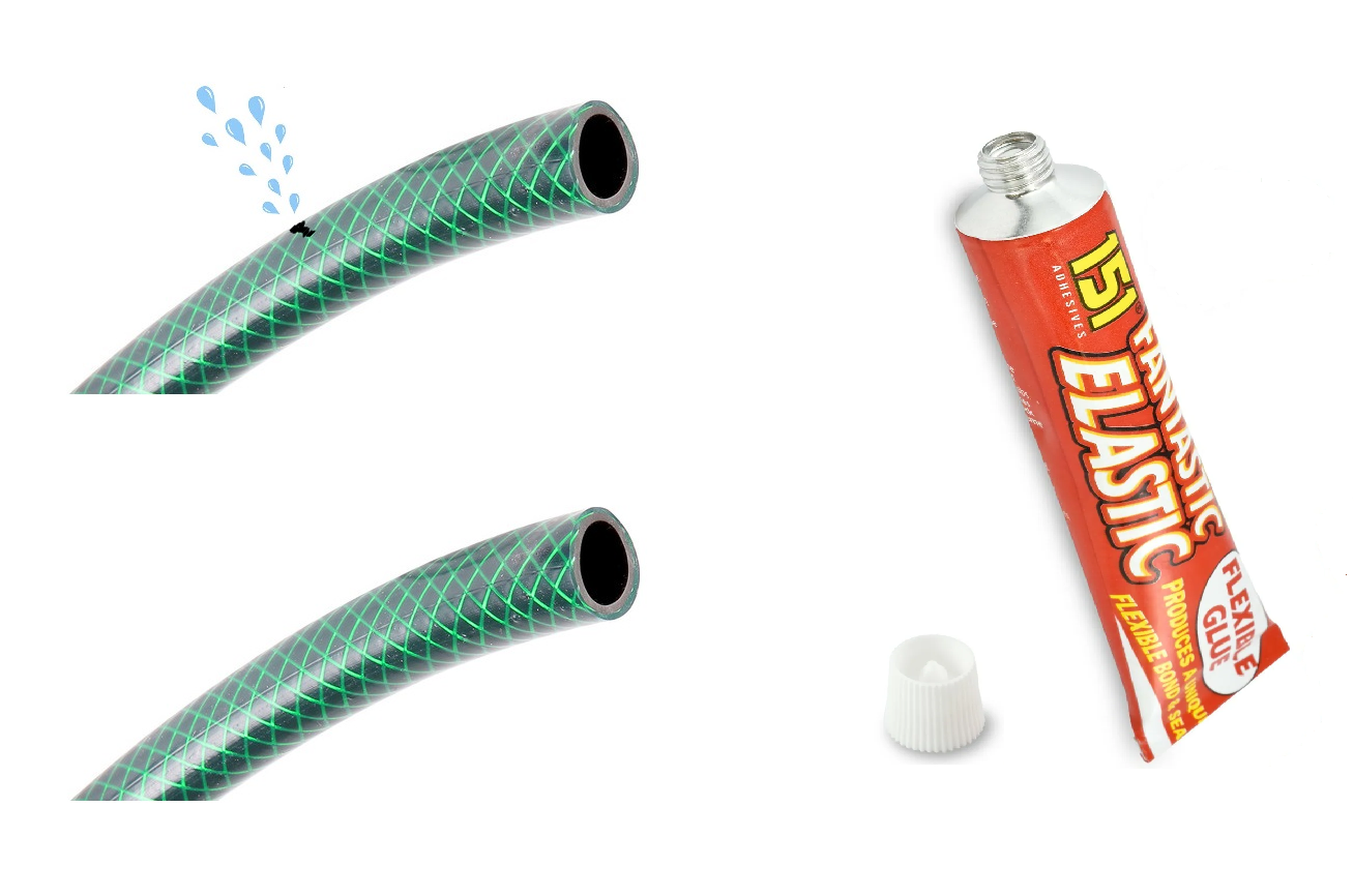 Hose Pipe Glue Flexible Adhesive Repair Water Proof Clear Quick Drying Fast Curing Bonding Agent High Impact Shock Resistant Bond Adhesive - A-ZAREY