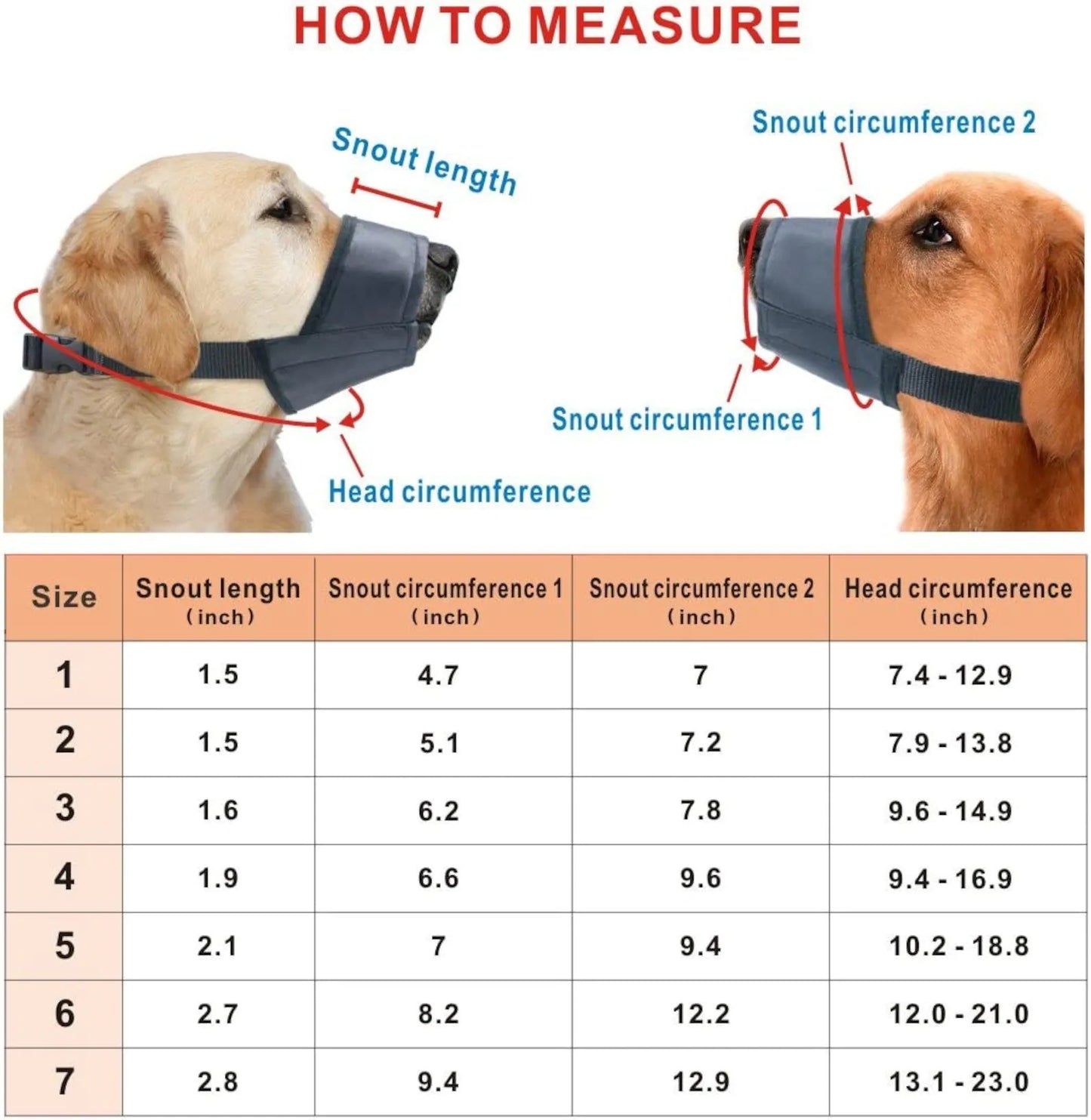 Afghan Hound Dog Muzzle Size 5 Comfortable Lightweight Nylon Quick Release Anti Bark Anti Bite Training Mouth Cover Guard - A-ZAREY