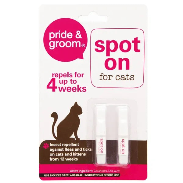 Cat And Kitten Flea Insect And Tick Repellent Treatment Spot On Fluid Drops 4 Weeks Safe And Effective Protection