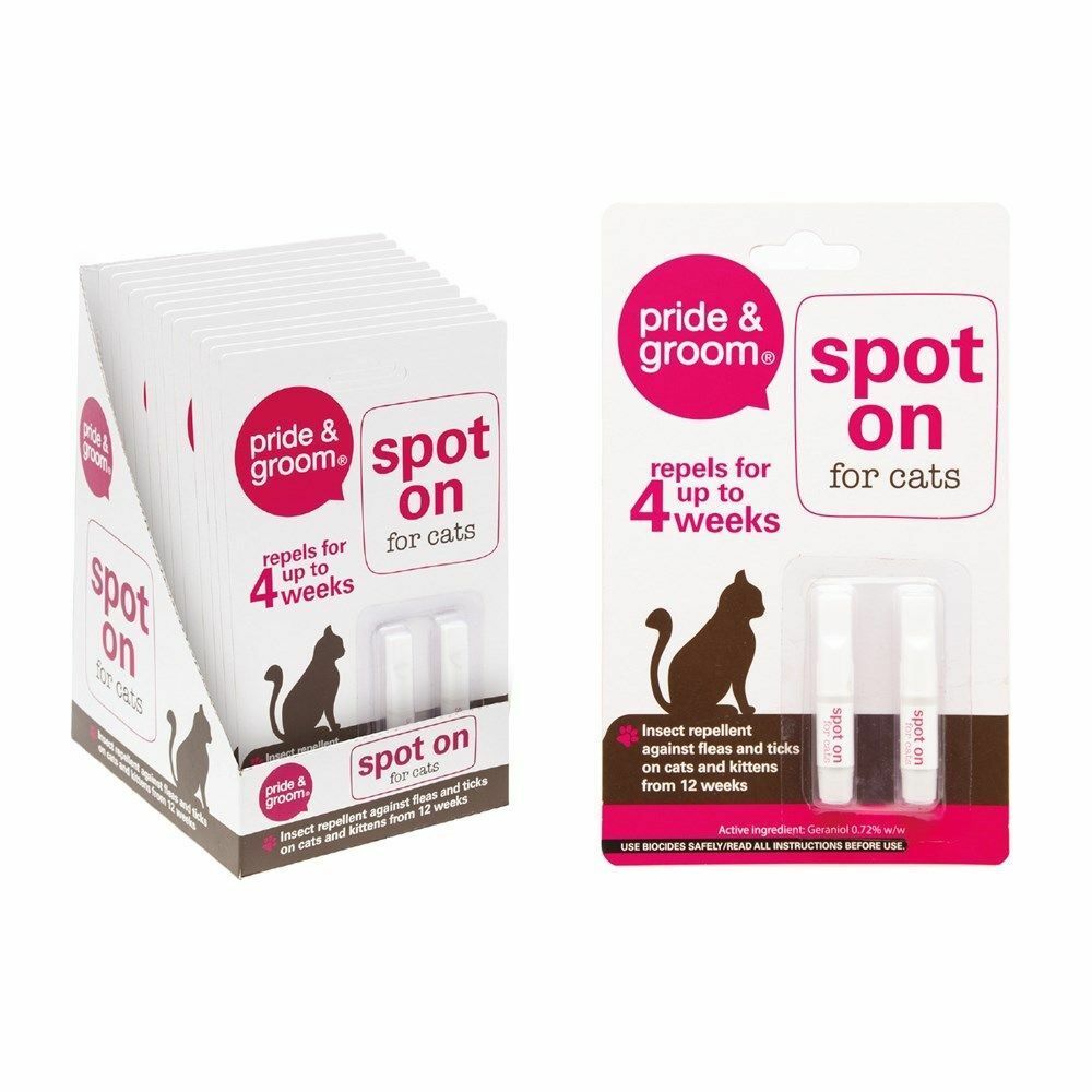Cat And Kitten Flea Insect And Tick Repellent Treatment Spot On Fluid Drops 4 Weeks Safe And Effective Protection