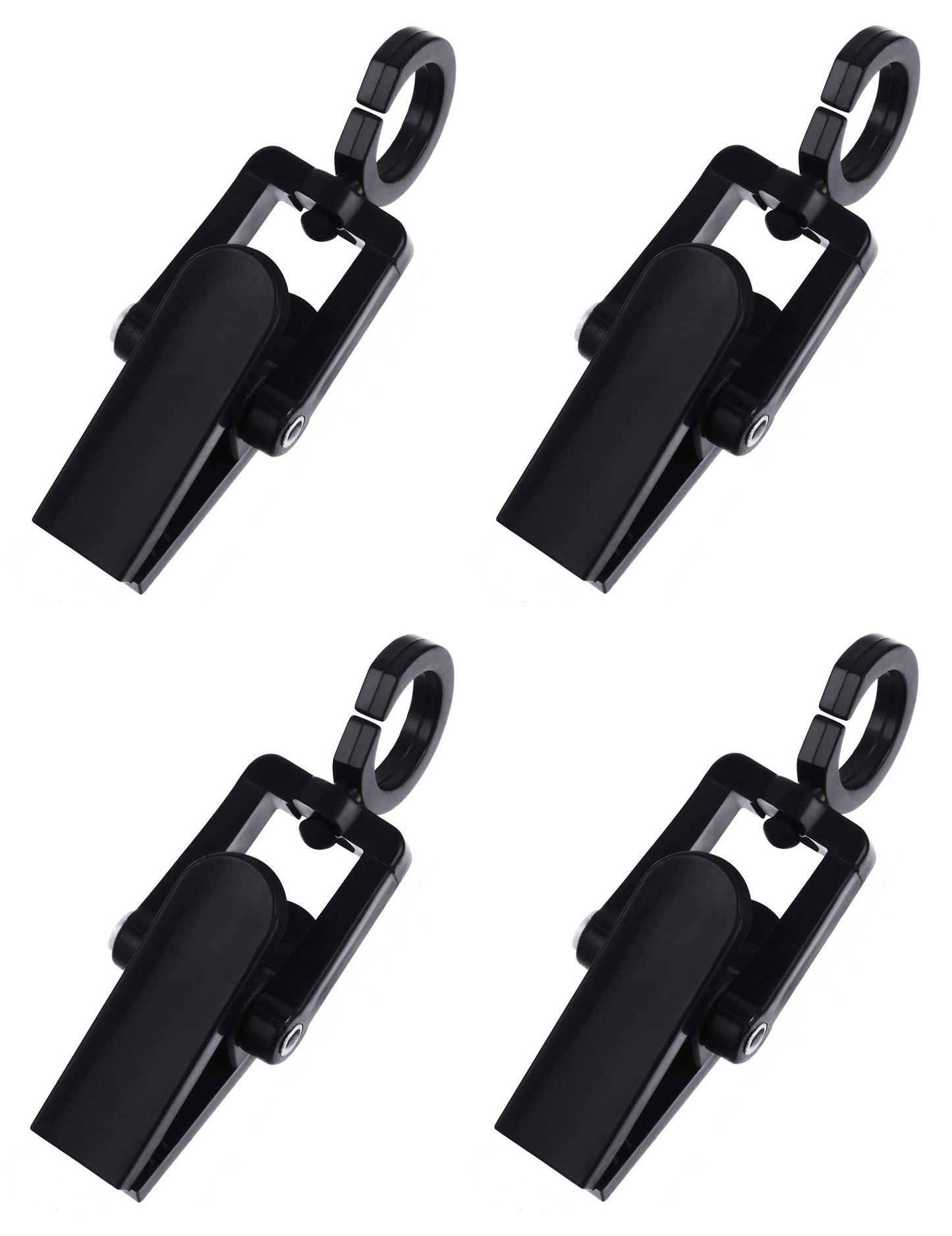 Gazebo Light Clips Hanging Clips Black Parasol Awning Garden Patio Set Decoration Clamps Fairy String LED Lights With Circlip Hooks - A-ZAREY