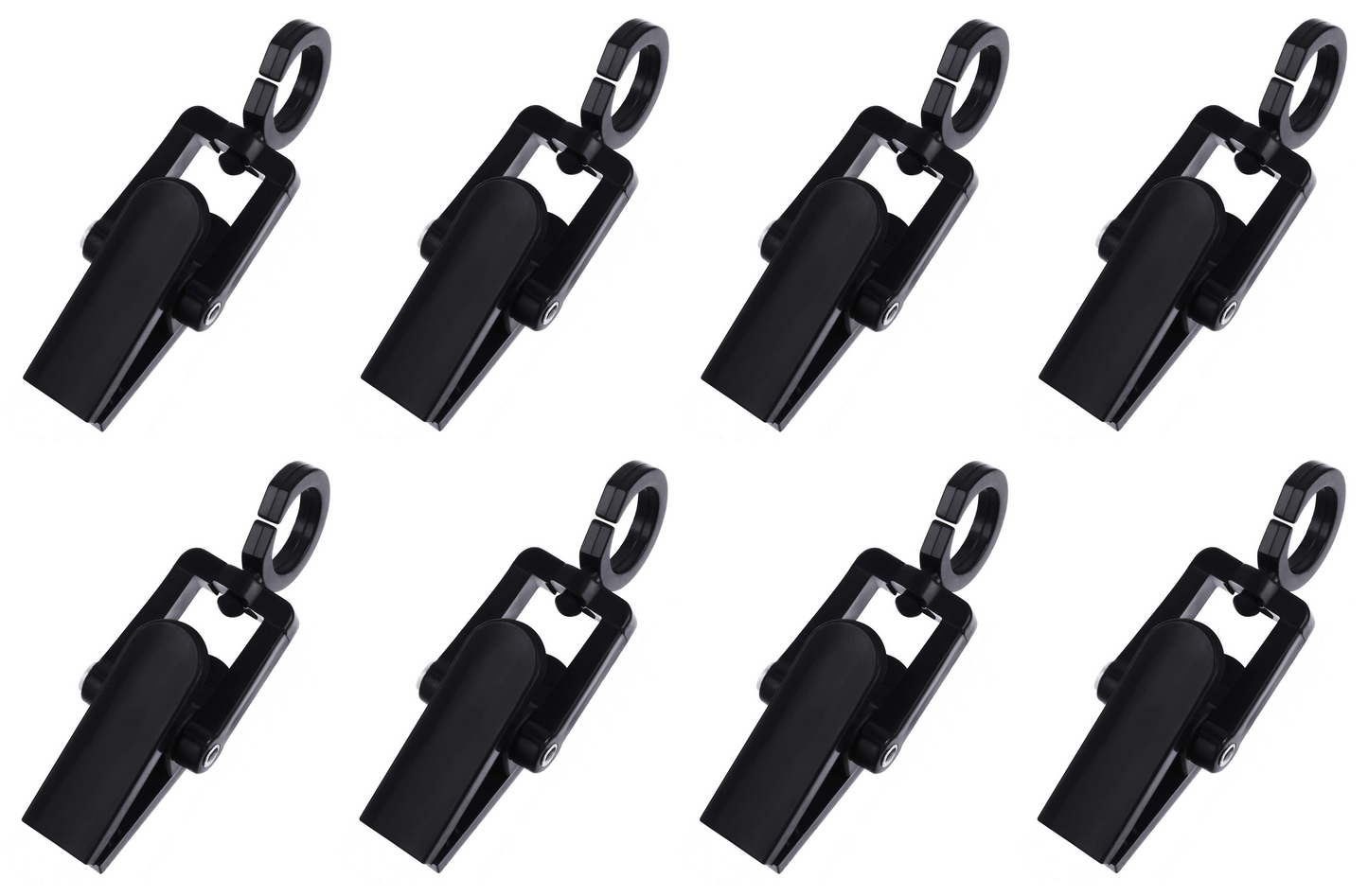 Gazebo Light Clips Hanging Clips Black Parasol Awning Garden Patio Set Decoration Clamps Fairy String LED Lights With Circlip Hooks - A-ZAREY