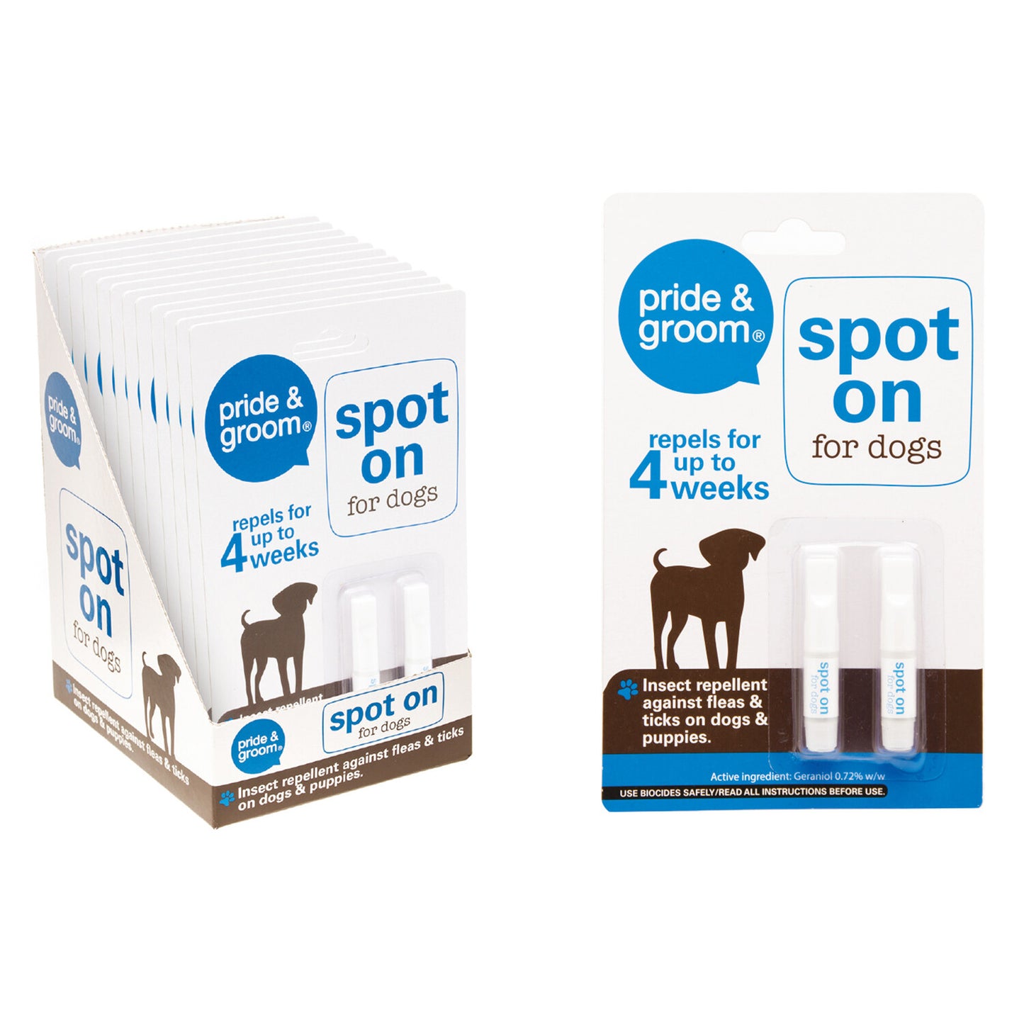 Dog And Puppy Flea Insect And Tick Repellent Treatment Spot On Fluid Drops 4 Weeks Safe And Effective Protection