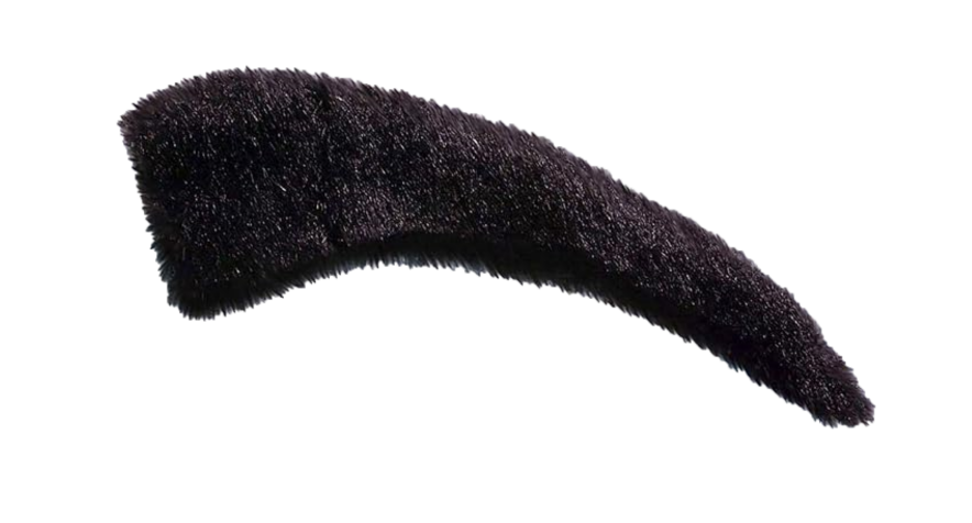 Fake Eye Brows Self Adhesive Black Comedy Stick On Eyebrows Pretend Bushy Plush Brows Fancy Dress Accessory - A-ZAREY