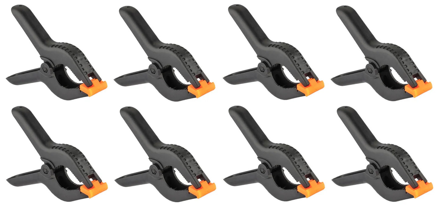 Gazebo Clamps Heavy Duty Curtain Securing Hanging Clips Black Parasol Awning Garden Patio Set Decoration Closure Clamps - A-ZAREY