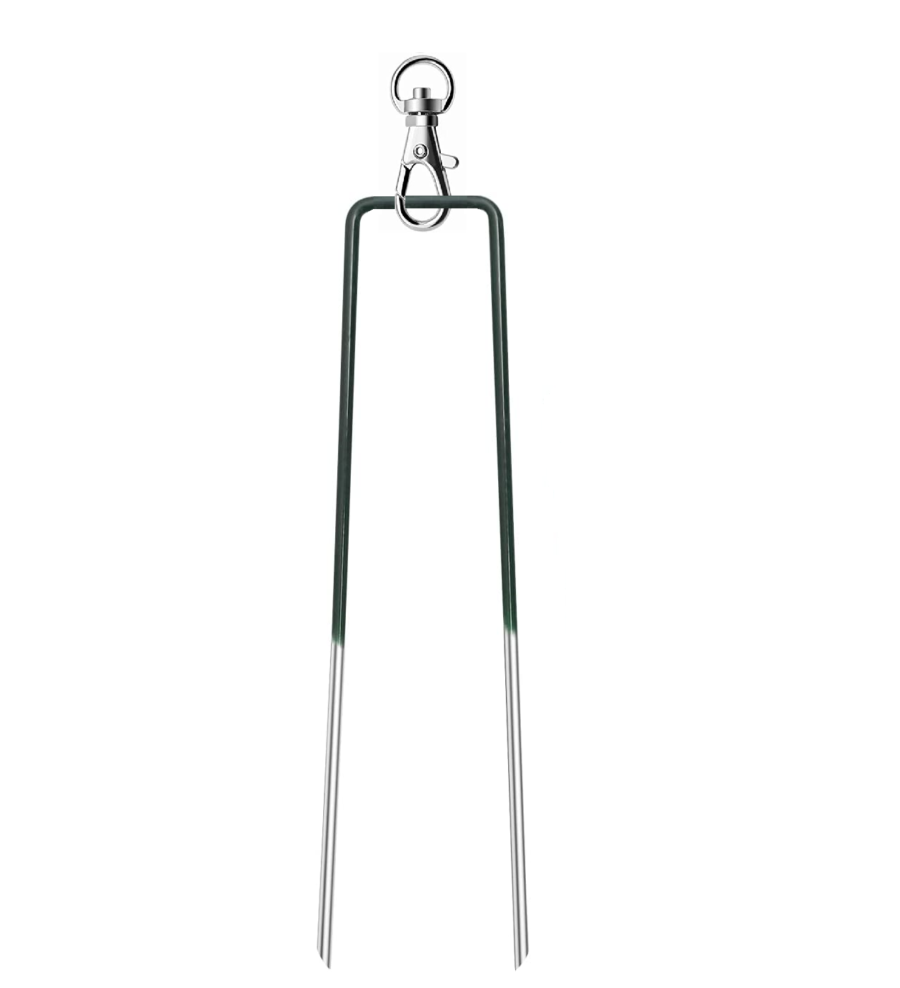 Synthetic Lawn Nails And Gazebo Tent Parasol Play Equipment Securing Hooks Metal Green Top Staples 150mm Studs Turf Pins Securing Fixtures Garden Safety Accessory - A-ZAREY