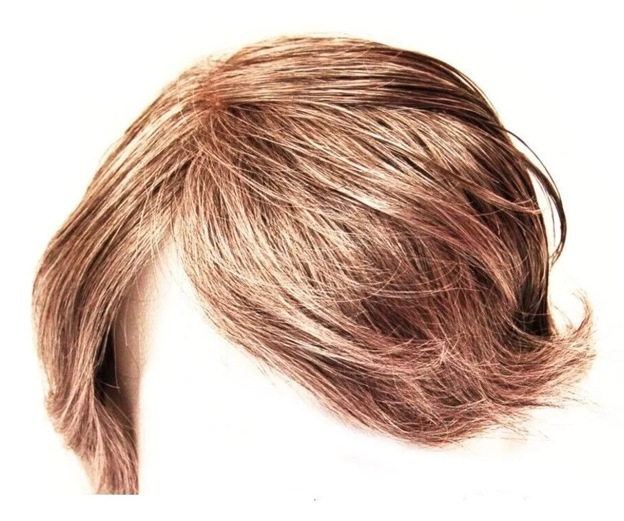 John Lennon Wig And Glasses Lennon Fancy Dress Costume With Brown Hair Piece And Black Round Sunglasses - A-ZAREY