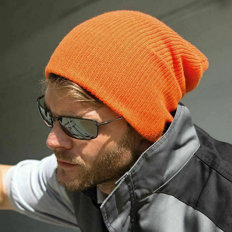 Designer Celebrity Style Beanie Hat Soft Double Knitted Lightweight Slouch Unisex Beenie Winter Warmer Hat - A-ZAREY