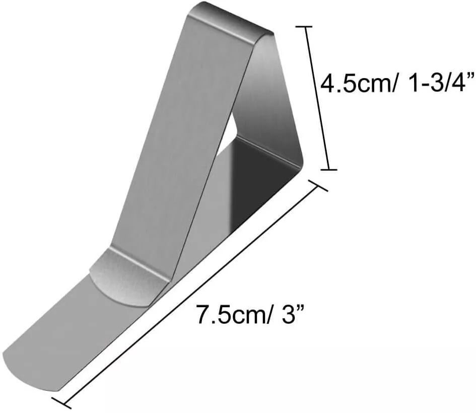 Conservatory Vertical Blinds Clips Window Hanging Blinds Clamps Gathering Retaining Holding Clips Stainless Steel Spring Loaded Brackets - A-ZAREY
