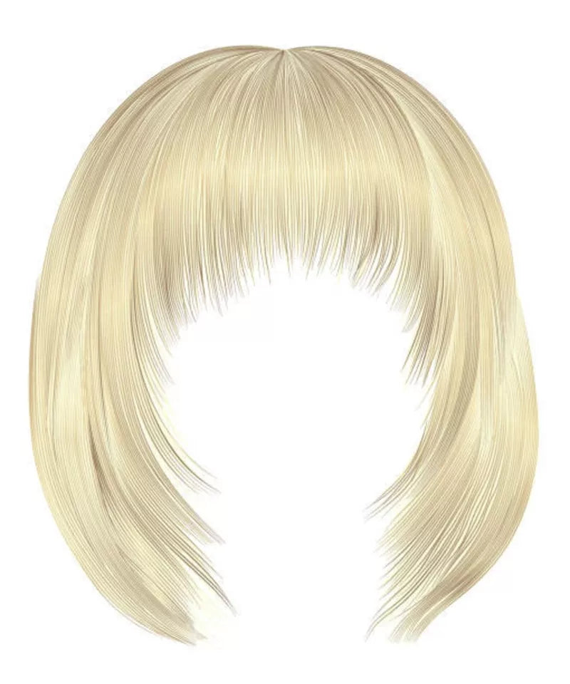 Kurt Cobain Wig And Glasses Nirvana Blonde Hair Piece And White Oval Sunglasses Grunge Fancy Dress Costume - A-ZAREY