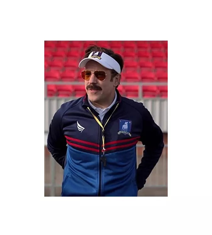 Ted Lasso Glasses And Moustache Richmond FC Fancy Dress Costume And Black Case - A-ZAREY