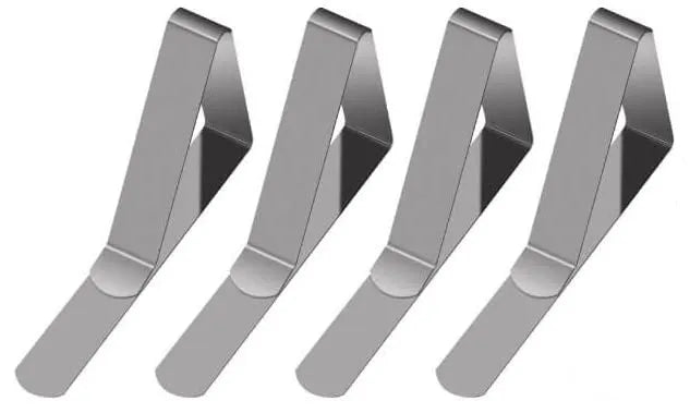 Conservatory Vertical Blinds Clips Window Hanging Blinds Clamps Gathering Retaining Holding Clips Stainless Steel Spring Loaded Brackets - A-ZAREY