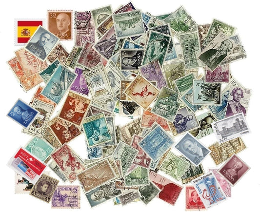 Stamps Of Spain Rare Unique ES Spanish Off Paper Postage Stamps Philatelist Collectors Espania Un Sorted Job Lot