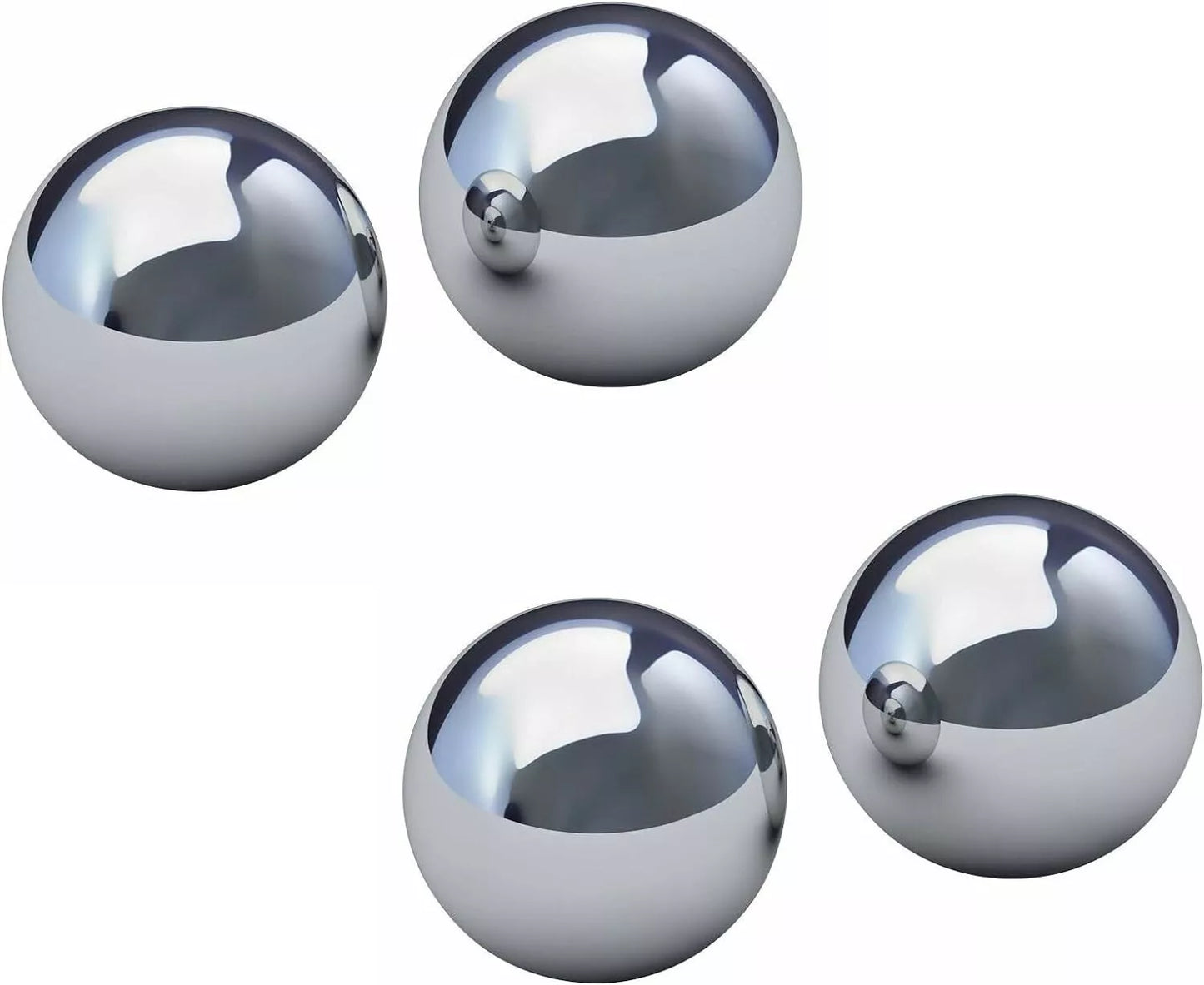 Screw Ball Scramble Level 2 Compatible Game Balls x2 Carbon Steel Chrome Balls Replacement Parts Spheres