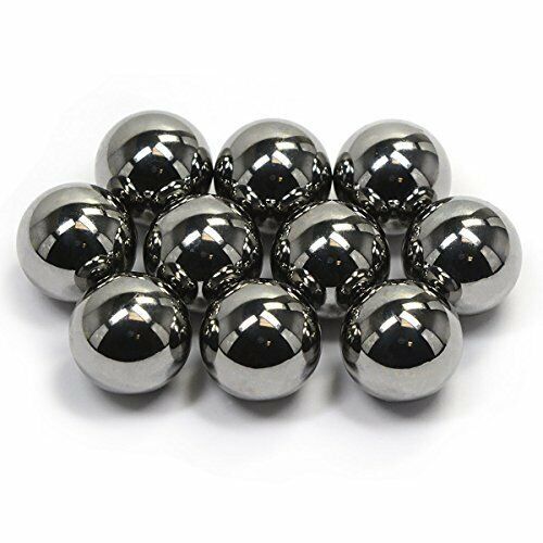 Marble Run Balls x10 Metal Stainless Steel Chrome Balls Spheres Ball Bearings Marble Race Game Spare Parts